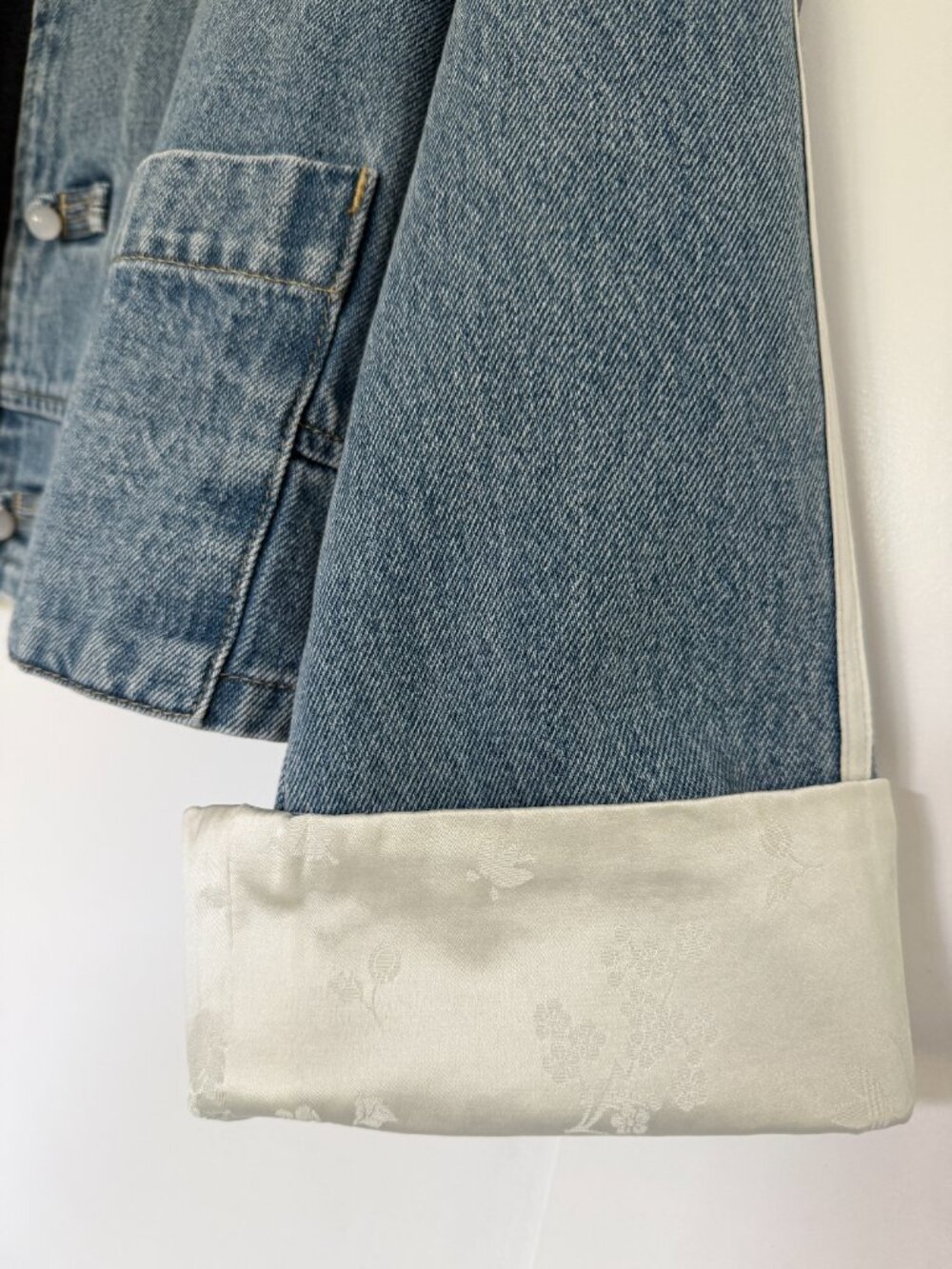 Adidas New Chinese Denim Jacket - Picture 5 of 5